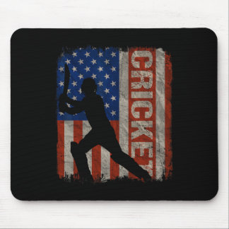 Cricket Usa American Flag Vintage 4th Of July Gift Muismat