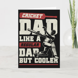 Cricket vader vaderdag shirt Cricket Tsman Crick Kaart