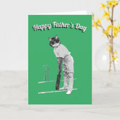 Cricket Vaderdag Kaart (Gele Bloem)