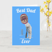 Cricket Vaderdag Kaart (Gele Bloem)