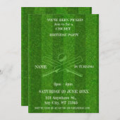 Cricket Verjaardagsfeest Sport Uitnodiging (Voorkant / Achterkant)