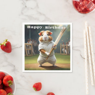 Cricket Verovering: De Cavia's Grote Wedstrijd, Servet