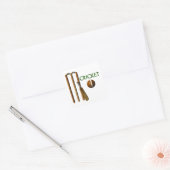 Cricket Vierkante Sticker (Envelop)