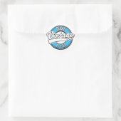 Cricket Vintage all star logo Ronde Sticker (Tas)