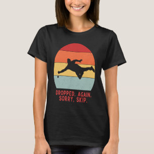 cricket voor mannen vrouwen student dorp cricketer t-shirt