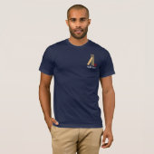 Cricket - Wicket, Bat en Sjabloon T-shirt (Voorkant volledig)