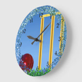Cricket, wicket en bal grote klok (Hoek)