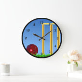 Cricket, wicket en ball grote klok (Huis)