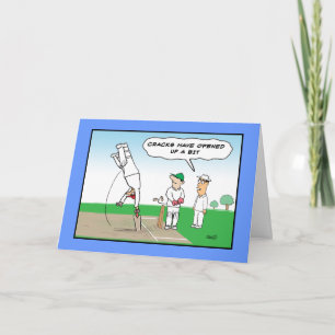 Cricket Wicket - Funny Birthday Kaart
