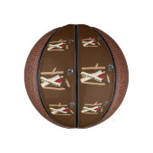 cricket wieken, vleermuizen en bal, basketbal (Verticaal)