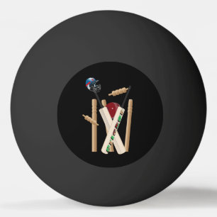 cricket wieken, vleermuizen en bal, pingpongbal