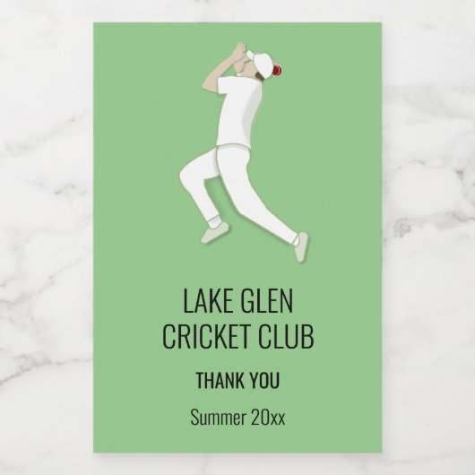 Cricket Wijn Etiket (Enkel label)