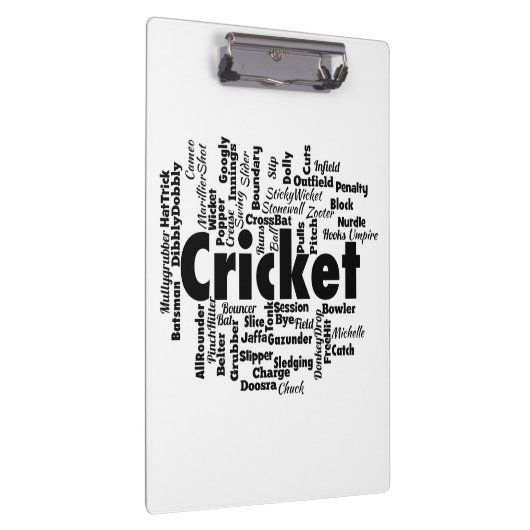 Cricket Word Cloud Klembord (Rechts)