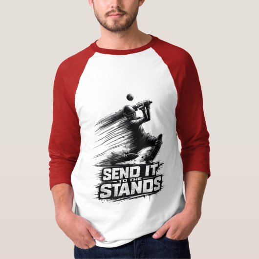 Cricket World Cup Power  T-Shirt (Voorkant)