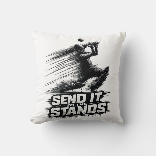 Cricket World Cup Power  T-Shirt Kussen (Voorkant)