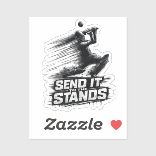 Cricket World Cup Power  T-Shirt Sticker (Vel)