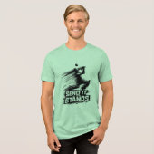 Cricket World Cup Power  Tri-Blend Shirt (Voorkant volledig)