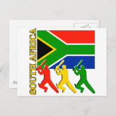 Cricket Zuid-Afrika Briefkaart (Voorkant / Achterkant)