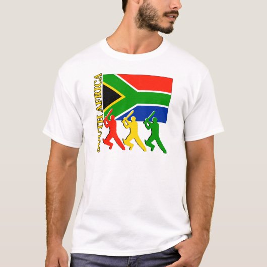 Cricket Zuid-Afrika T-shirt (Voorkant)