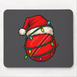 Cricketbal Met Kerstmanhoed Funny Christmas Kerstc Muismat
