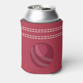 Cricketbal Naad Monogram Cricketspeler Blikjeskoeler (Blikje Achterkant)