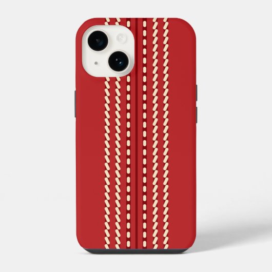 Cricketbal Plezierige Sportgame iPhone Hoesje (Achterkant)