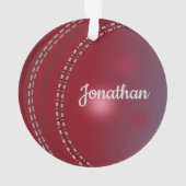 Cricketband Acrylhoudend Ornament (achterkant)