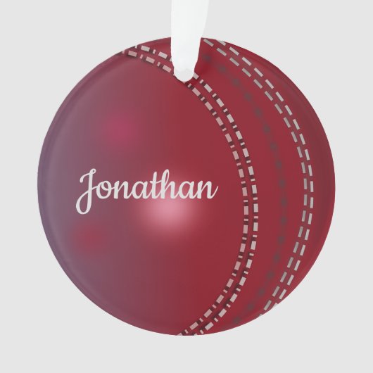 Cricketband Acrylhoudend Ornament (voorkant)