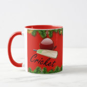 Cricketbat en bal, Kerstmis, Mok (Links)