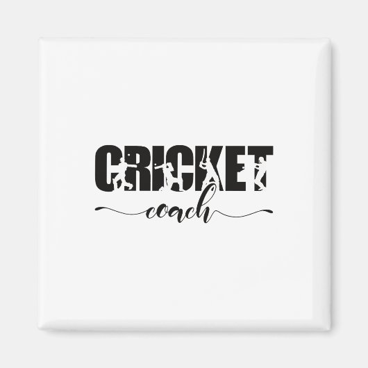 Cricketcoach magneet (Voorkant)