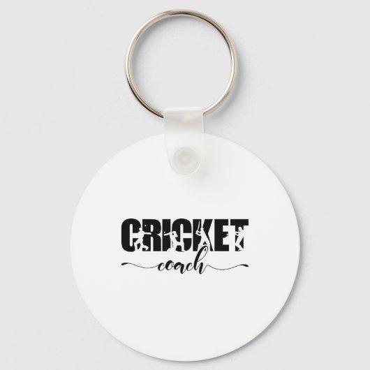 Cricketcoach sleutelhanger (Voorkant)