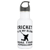 Cricketdesign Waterfles (Voorkant)