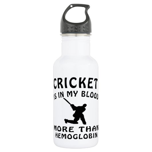Cricketdesign Waterfles (Voorkant)
