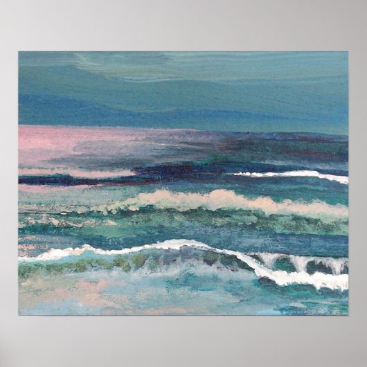 CricketDiane Beach Art Poster - Cricket's Ocean (Voorkant)