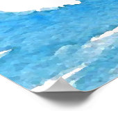 CricketDiane Beach Art Poster - Ocean Dance (Hoek)