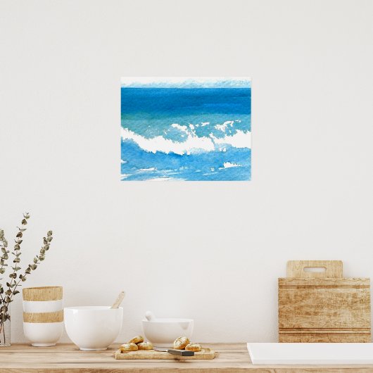 CricketDiane Beach Art Poster - Ocean Dance (Keuken)