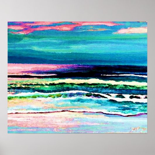 CricketDiane Beach Decor Poster - Cricket's Ocean (Voorkant)