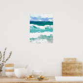 CricketDiane Beach Poster - Ocean Waves in Action (Keuken)
