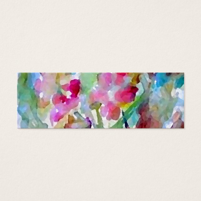 CricketDiane Flower Garden Mini Visitekaartjes (Voorkant)