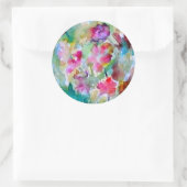 CricketDiane Flower Garden Ronde Sticker (Tas)