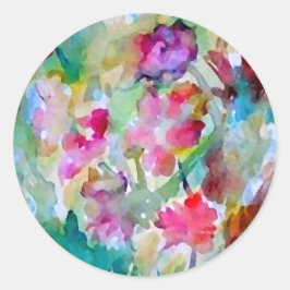 CricketDiane Flower Garden Ronde Sticker