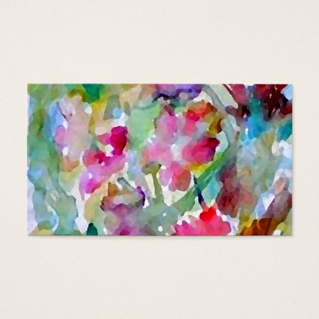 CricketDiane Flower Garden Visitekaartje (Voorkant)