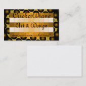 CricketDiane Gold 3D Design Visitekaartje 6b (Voorkant / Achterkant)