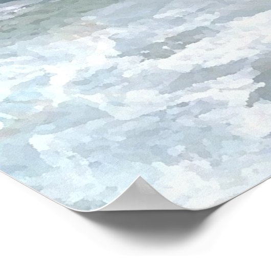 CricketDiane Ocean Beach Art Poster - Tranquilitei (Hoek)