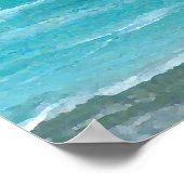 CricketDiane Ocean Beach Poster - Gentle Surf (Hoek)