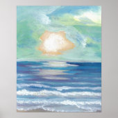 CricketDiane Ocean Poster - Beach Sunset (Voorkant)