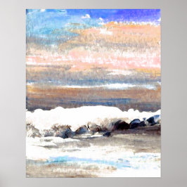 CricketDiane Ocean Poster - Brindle Zee