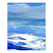 CricketDiane Ocean Poster Distant Sky