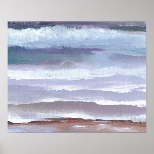 CricketDiane Ocean Poster Drifting on Gentle Waves (Voorkant)