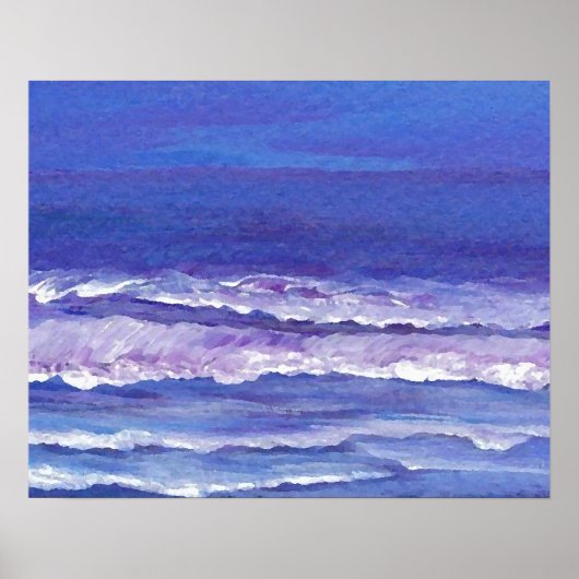 CricketDiane Ocean Poster - Jewel-toned Sunset (Voorkant)